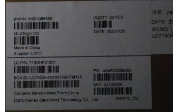 Lenovo 5SB1Q86665 FRU SPK E14G7 2412 AW