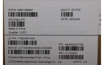 Lenovo 5SB1Q86667 SPEAKERINT FRU SPK E16G3 2412 AW