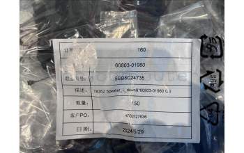 Lenovo 5SB8C24735 TB352 Speaker_L_down&*60803-01980 CS