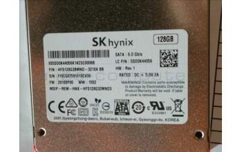 Lenovo 5SD0K44056 Hynix HFS128G3BMND-3210A 2.5” 5mm 128GB