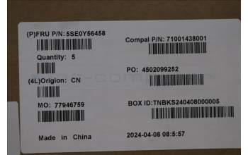 Lenovo 5SE0Y56458 STAND Std Tilt,WO-chgr,Ante,Eclipse BK65