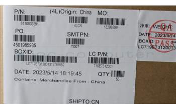 Lenovo 5T10S33591 Removable Tape L 82WK (TL+TR+L*2)*5