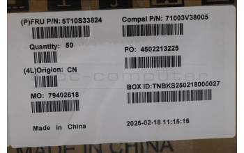 Lenovo 5T10S33824 Removable Tape C 83J6 R/L 3.0T