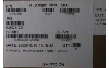 Lenovo 5T11D70209 MP6C0_A_COVER_EASY_TAPE