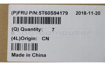 Lenovo 5T60S94179 Touchpad C 81J7 w/FFC Black