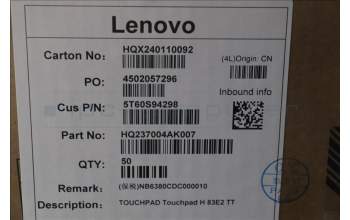 Lenovo 5T60S94298 Touchpad 83E2,Tidal Teal