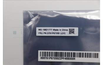Lenovo 5T61P67200 CS22_3+2bCP,Glass like Mylar,Synaptics PCB,Black,Non-NFC,SOVP&MP,Chicony