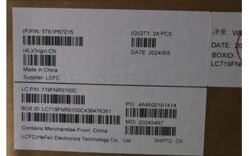 Lenovo 5T61P67215 CS22_3+2bCP,Glass like Mylar,Goodix PCB,Black,Non-NFC,SOVP&MP,Sunrex