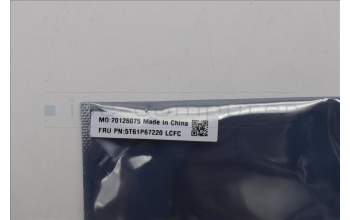 Lenovo 5T61P67220 CS22_3+2bCP,Glass like Mylar,Goodix PCB,Black,NFC,SOVP&MP,Transimage