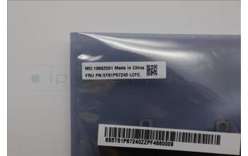 Lenovo 5T61P67240 TOUCHPAD CS21_3+2bCP,GLM,BK,NONFC,TRI,SY