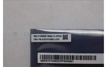 Lenovo 5T61P74303 TOUCHPAD CS25_CP,MLR,BK,NONFC,TRI,SY