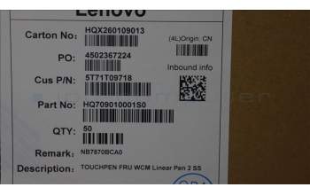 Lenovo 5T71T09718 FRU WCM Linear Pen 2 SS