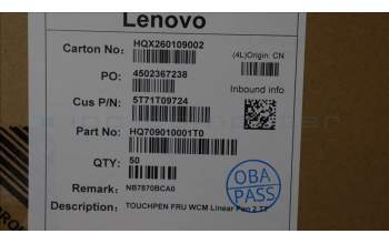 Lenovo 5T71T09724 FRU WCM Linear Pen 2 TT