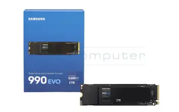 Samsung 990 EVO PCIe NVMe SSD Festplatte 2TB (M.2 22 x 80 mm) für HP Pavilion Gaming 17-cd0000