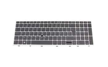 6037B0136415 Original IEC Tastatur BE (belgisch) schwarz mit Backlight und Mouse-Stick