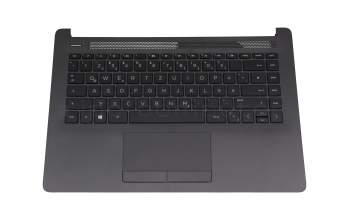 6037B0145704 Original HP Tastatur inkl. Topcase DE (deutsch) schwarz/grau