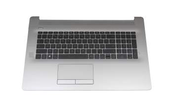 6037B0193604 Original HP Tastatur inkl. Topcase DE (deutsch) schwarz/silber mit Backlight mit ODD