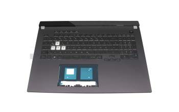 6037B0237813 Original Asus Tastatur inkl. Topcase DE (deutsch) schwarz/grau mit Backlight