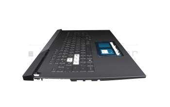 6037B0237813 Original Asus Tastatur inkl. Topcase DE (deutsch) schwarz/grau mit Backlight