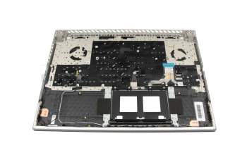 6037B0245113 Original IEC Tastatur inkl. Topcase DE (deutsch) schwarz/schwarz/transparent/grau mit Backlight