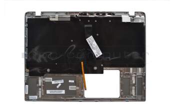 60RZCN2045 Original Acer Tastatur inkl. Topcase DE (deutsch) schwarz/silber mit Backlight