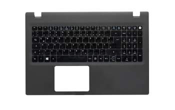 621063F1K201 Original Acer Tastatur inkl. Topcase DE (deutsch) schwarz/grau