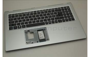 Acer 6B.A1DN2.047 Tastatur inkl. Topcase silber.mit Tastatur schweizer-GER