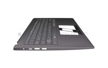 6B.ABDN2.014 Original Acer Tastatur inkl. Topcase DE (deutsch) grau/grau mit Backlight