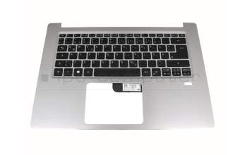 6B.GQMN5.031 Original Acer Tastatur inkl. Topcase DE (deutsch) schwarz/silber mit Backlight