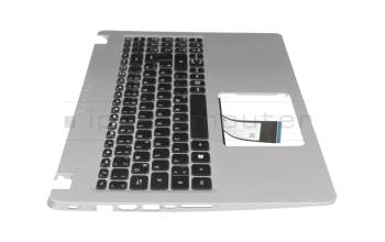 6B.H5KN2.014 Original Acer Tastatur inkl. Topcase DE (deutsch) schwarz/silber mit Backlight