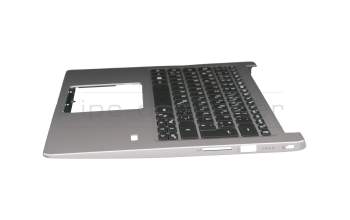 6B.HFDN1.008 Original Acer Tastatur inkl. Topcase DE (deutsch) schwarz/silber mit Backlight