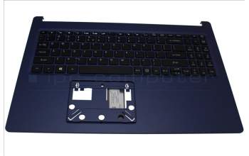Acer 6B.HG2N7.030 Tastatur Englisch-US-Int. (US) + Top case blau 6B.HG2N7.030 / 6BHG2N7030 (Original)