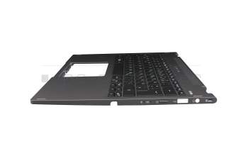 6B.HQUN1.020 Original Acer Tastatur inkl. Topcase DE (deutsch) schwarz/grau mit Backlight