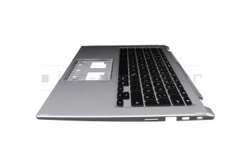 6B.HX7N7.007 Original Acer Tastatur inkl. Topcase DE (deutsch) schwarz/silber