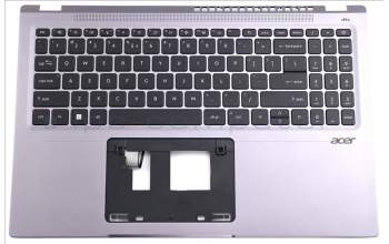 Acer 6B.K0GN2.001 COVER.UPPER.GRAY.mit Tastatur US-INT.BL