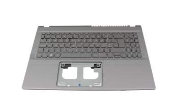 6B.K3BN2.015 Original Acer Tastatur inkl. Topcase CH (schweiz) grau/grau mit Backlight