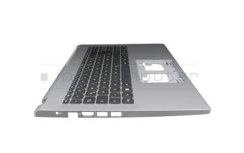 6B.K6WN2.014 Original Acer Tastatur inkl. Topcase DE (deutsch) schwarz/silber