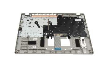 6B.KBRN2.014 Original Acer Tastatur inkl. Topcase DE (deutsch) schwarz/grau mit Backlight