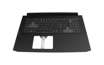 6B.QCHN2.015 Original Acer Tastatur inkl. Topcase CH (schweiz) schwarz/schwarz mit Backlight