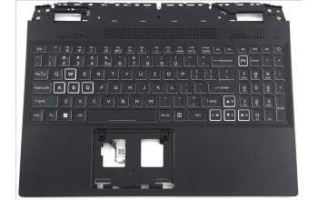 Acer 6B.QFJN2.001 Tastatur inkl. Topcase schwarz .50.mit Tastatur US-INT.BL