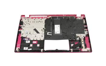 6BACSN2014 Original Acer Tastatur inkl. Topcase DE (deutsch) schwarz/rot mit Backlight