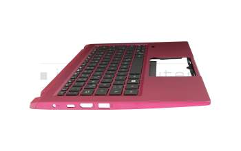6BACSN2014 Original Acer Tastatur inkl. Topcase DE (deutsch) schwarz/rot mit Backlight