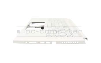 6BC5NN7011 Original Acer Tastatur inkl. Topcase DE (deutsch) weiß/weiß mit Backlight