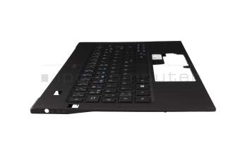 6BH98N7011 Original Acer Tastatur inkl. Topcase DE (deutsch) schwarz/blau/schwarz mit Backlight
