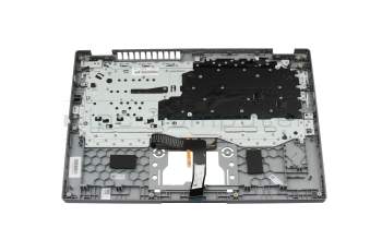 6BKT4N8020 Original Acer Tastatur inkl. Topcase DE (deutsch) silber/silber mit Backlight