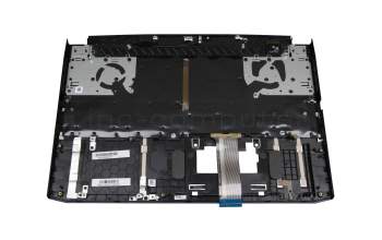 6BQ7XN2014 Original Acer Tastatur inkl. Topcase DE (deutsch) schwarz/weiß/schwarz mit Backlight (Anschlusskabel 29mm)
