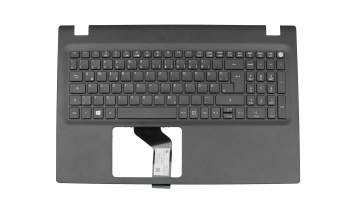 6BVBAN7010 Original Acer Tastatur inkl. Topcase DE (deutsch) schwarz/schwarz