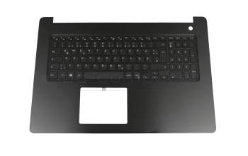 6RW8F Original Dell Tastatur inkl. Topcase DE (deutsch) schwarz/schwarz
