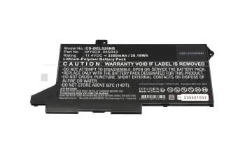 IPC-Computer Akku (11,4V 3-Zellen) kompatibel zu Dell WY9DX mit 38Wh