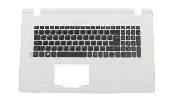 71NDM5BO048 Original Compal Tastatur inkl. Topcase DE (deutsch) schwarz/weiß